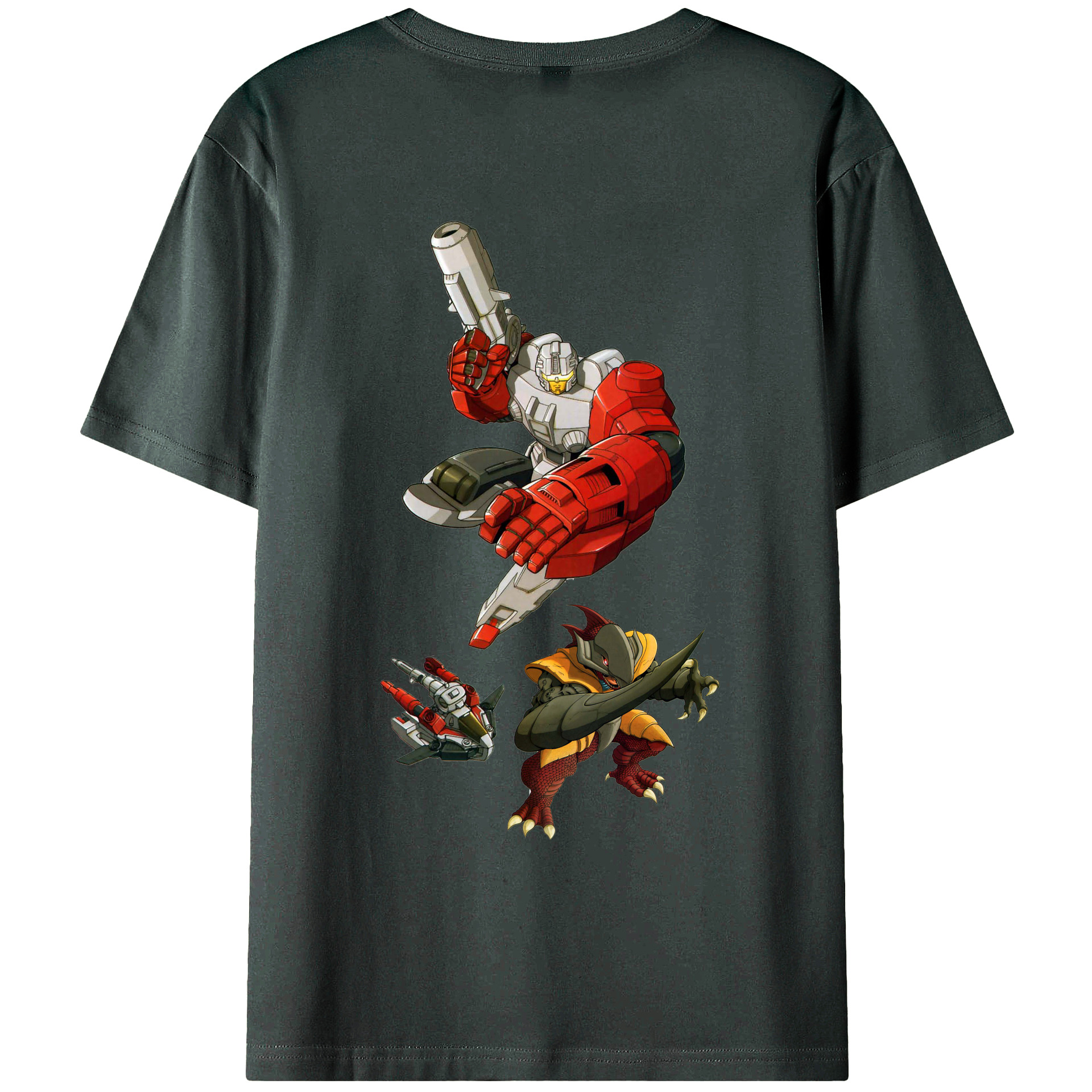 （画像用）  綿100％ メンズ半袖Tシャツ（バックプリント） 通気性